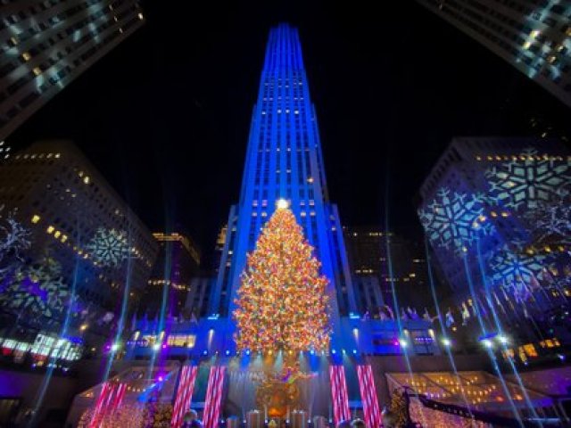 Navidad en el Rockefeller Center. REUTERS/Eduardo Munoz