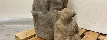 Un arqueólogo creyó detectar un bulto fangoso. Lo que se encontró fue una "criatura híbrida de dioses romano-germánicos"