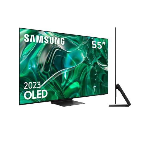 SAMSUNG TV OLED 2023 55S95C - Smart TV de 55" OLED Quantum HDR, Procesador Quantum 4K con IA, Dolby Atmos® , Diseño Infinity One y Pantalla Antirreflejos