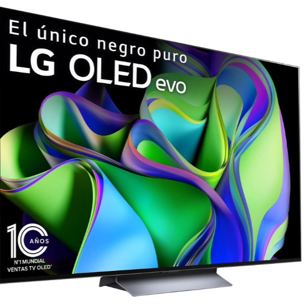 TV OLED 65" - LG OLED65C35LA, OLED 4K, Inteligente α9 4K Gen6, Smart TV, DVB-T2 (H.265), Negro
